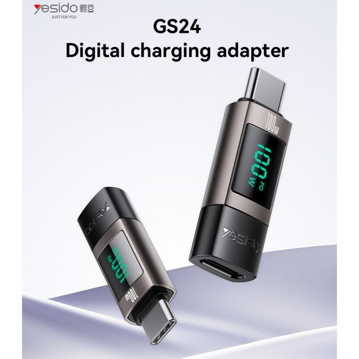 USB-C till USB-C Adapter 100W PD laddnings & 480Mbps dataöverföring