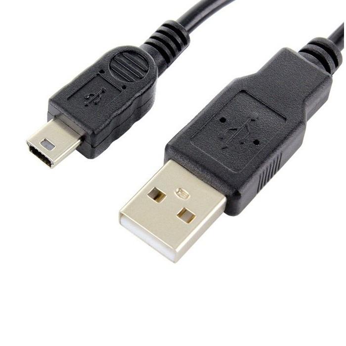 USB - miniUSB Laddnings- och datakabel - 1m