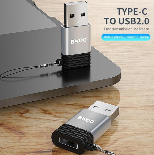 USB till USB-C OTG Converter Adapter Kontakt BAWOO