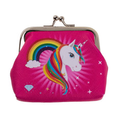 Unicorn Fashion Handväska med Unicorn Pengar Väska