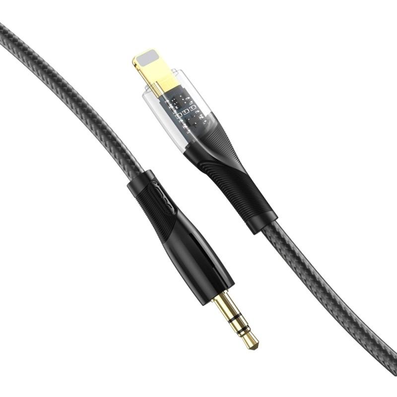 Universal Lightning till 3,5 mm AUX-ljudkabel - 1m