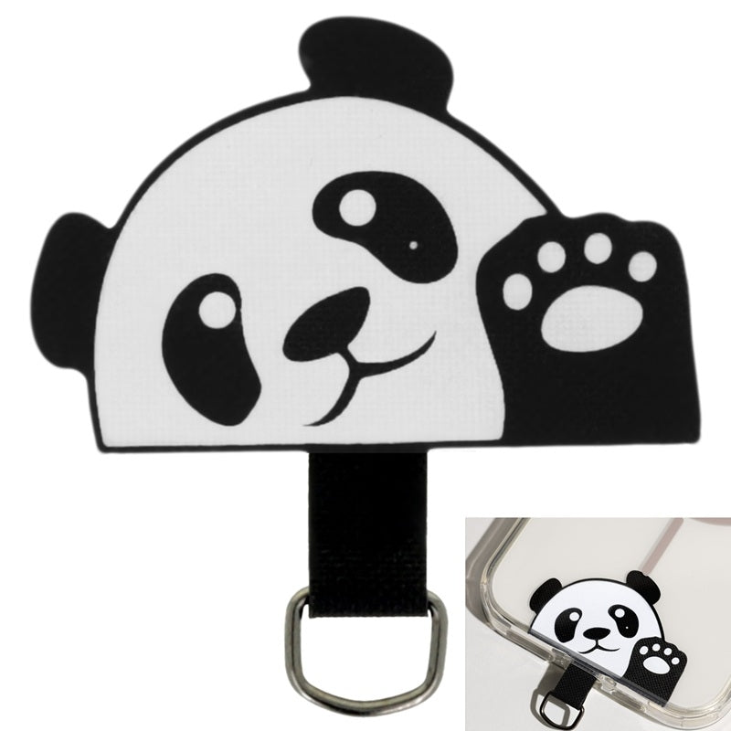 Universal Strap insert Panda / bandinsats för mobilskal, nackremsinsats