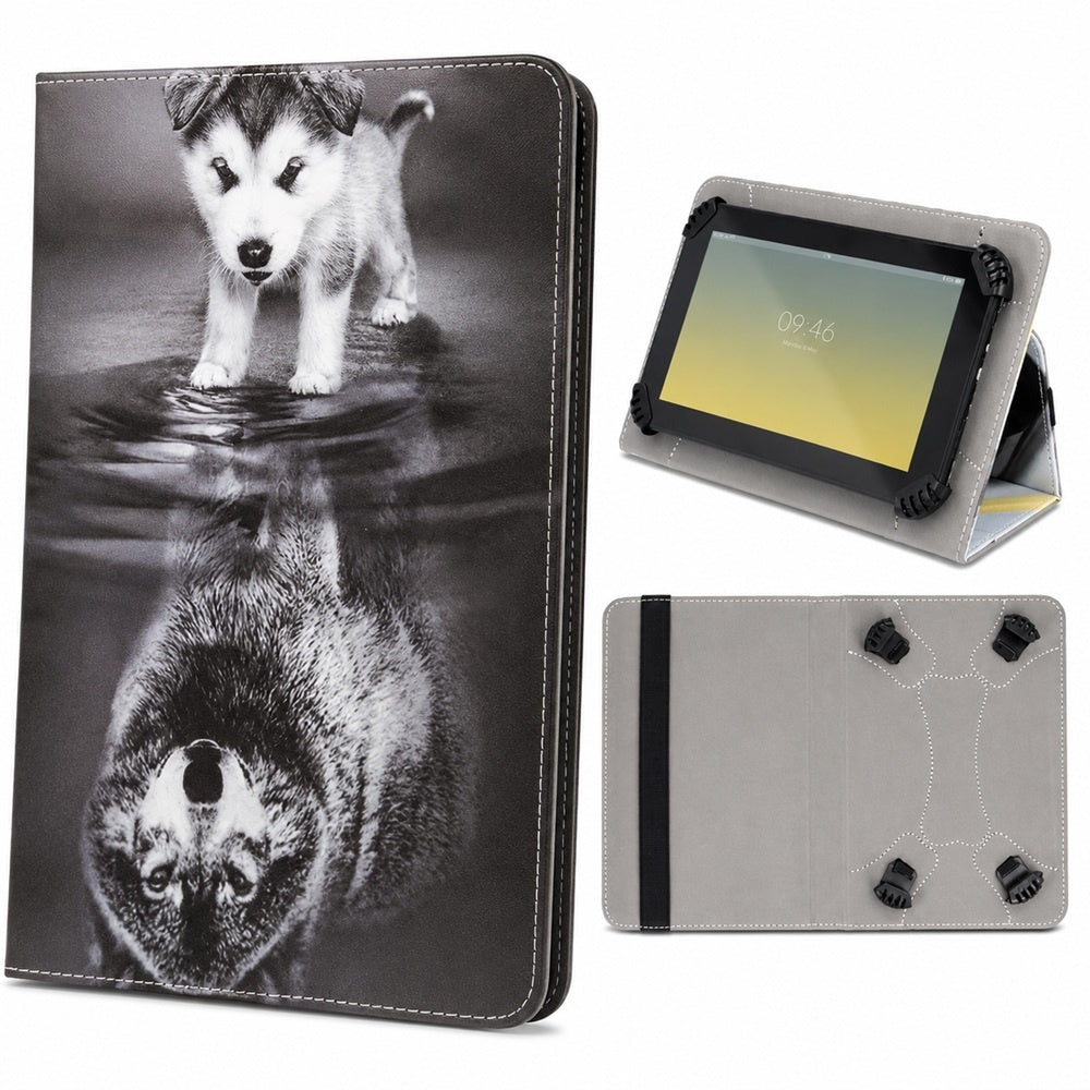 Universell Flip Fodral till 9-10.2" Surfplattor  - Little Wolf