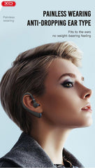 XO BE19 Bluetooth 5.0 in-ear headset / Handsfree Svart