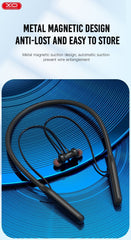 Bluetooth 50 timmar musik/samtal Handsfree Magnetic Neckband