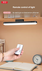 XO Magnetisk LED-lampa med Fjärrkontroll, Dimbar, 3 Ljuslägen, 1200mAh