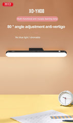 XO Magnetisk LED-lampa med Fjärrkontroll, Dimbar, 3 Ljuslägen, 1200mAh
