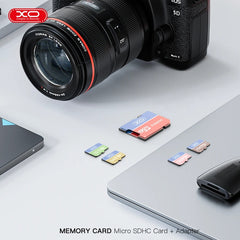 XO microSDXC Minneskort 128GB Class 10 + SD-adapter