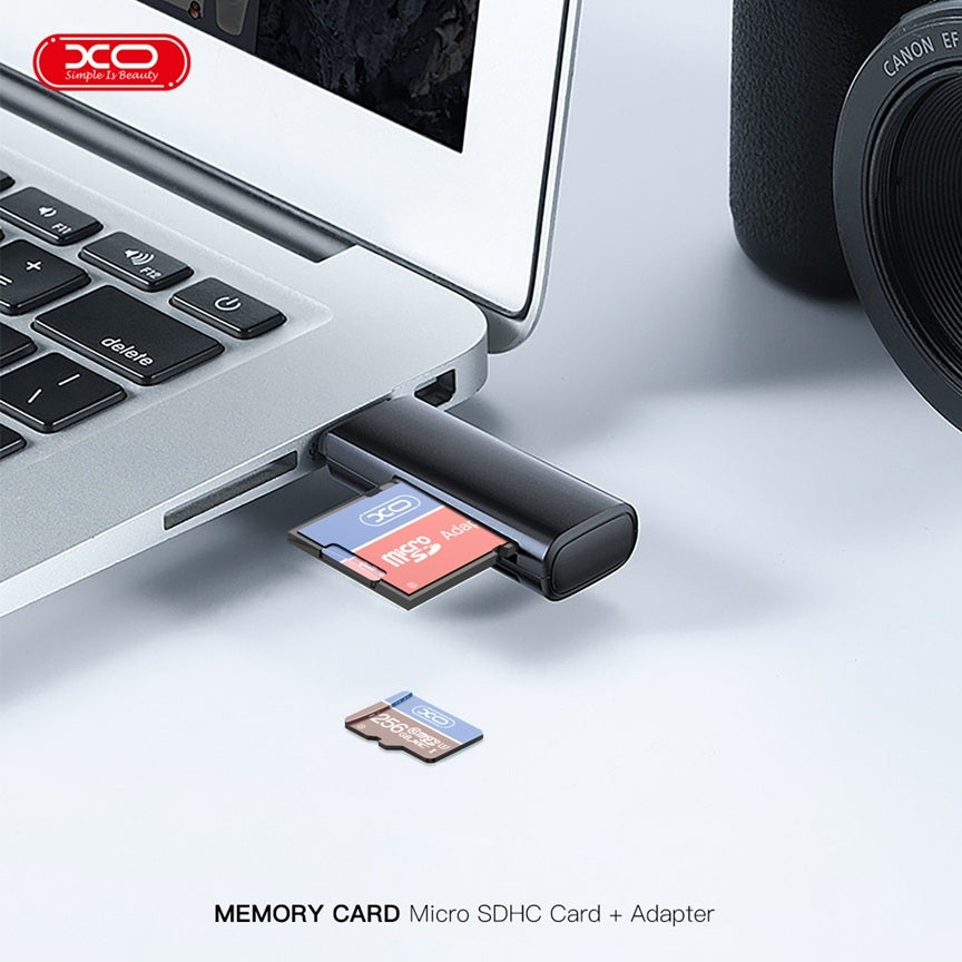XO microSDXC Minneskort 128GB Class 10 + SD-adapter
