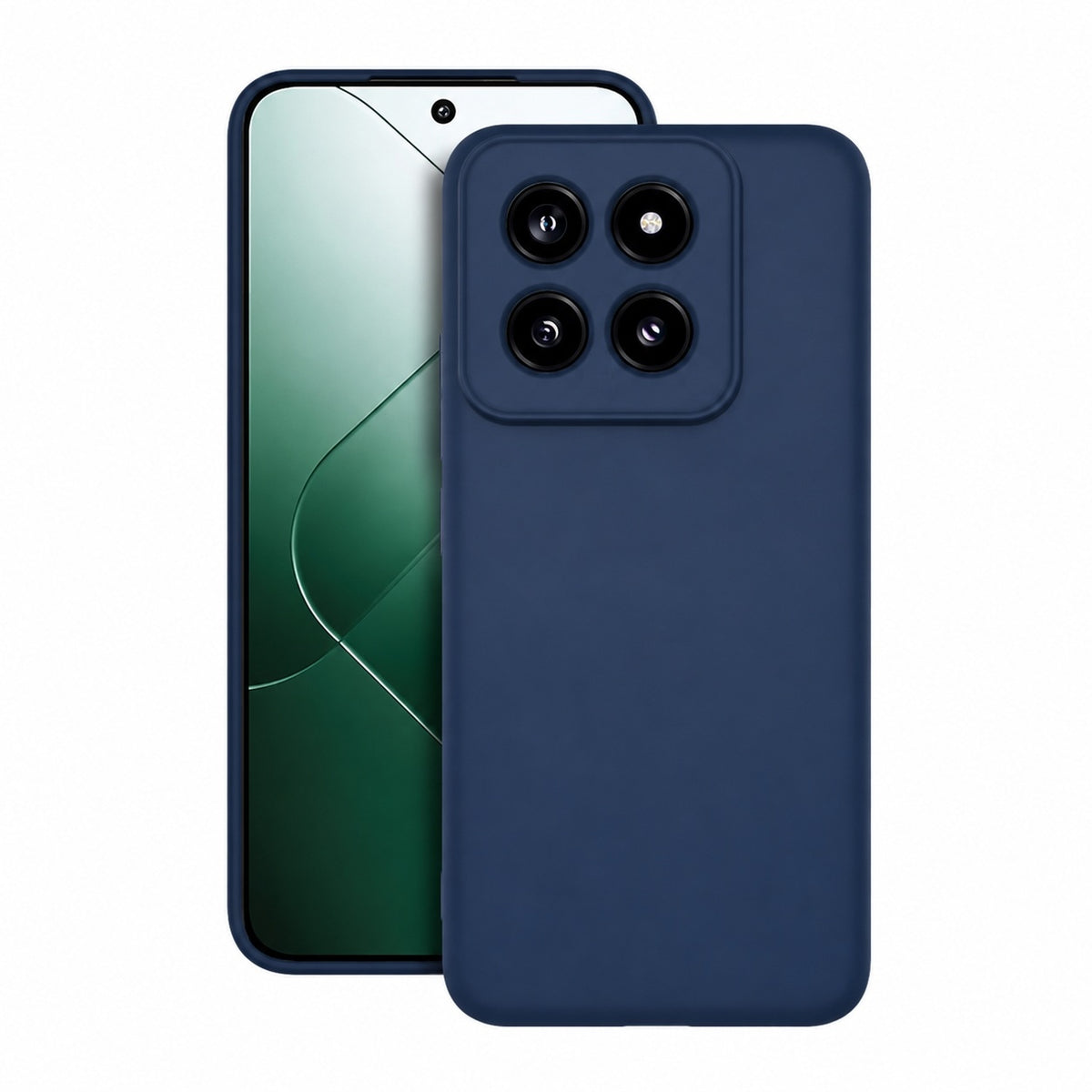 Xiaomi 17 - Matt TPU Mjuk Skal - Mörkblå