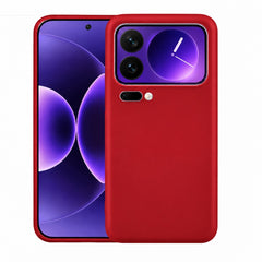 Xiaomi 17 Pro - Silicon Matt TPU Mjuk Skal - Röd
