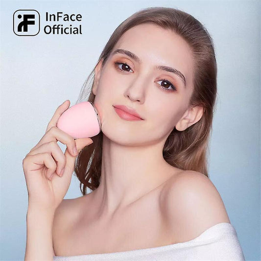 Xiaomi InFace ION facial massageapparat, hudrengöring - Rosa