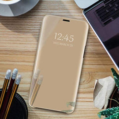 Xiaomi Mi 10 Lite - Smart Clear View Fodral - Guld