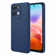 Xiaomi Redmi 17 4G / Redmi 17 5G - Matt Silicon TPU Mjuk Skal Mörkblå
