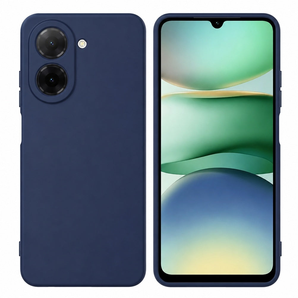 Xiaomi Redmi A7 Pro - Matt Silicon TPU Mjuk Skal Mörkblå