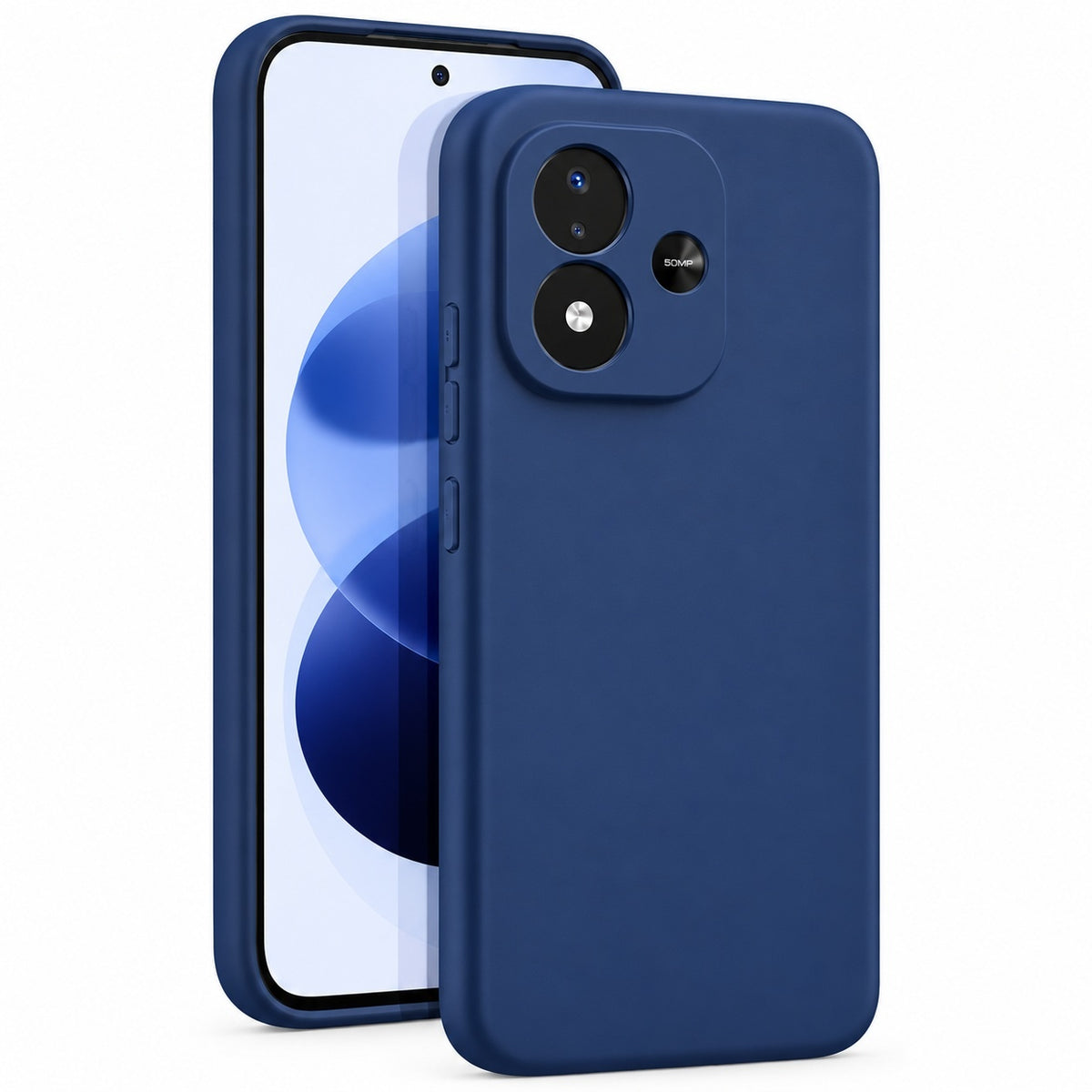 Xiaomi Redmi Note 17 Pro - Matt TPU Mjuk Skal Mörkblå