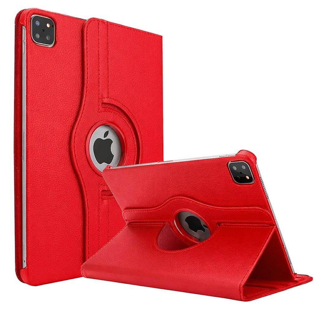 iPad Pro 13" (2024) / iPad Pro 13" (2025) - Fodral Roterbar 360° - Röd
