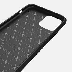 iPhone 11 - Flexibel Carbon Mjuk TPU Skal - Svart