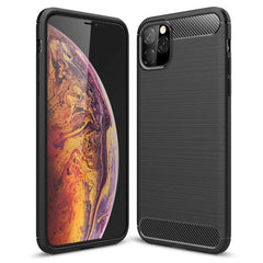 iPhone 11 - Flexibel Carbon Mjuk TPU Skal - Svart