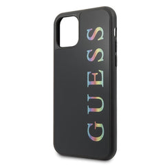 iPhone 11 - GUESS Original skal med Glitter Logo - Svart