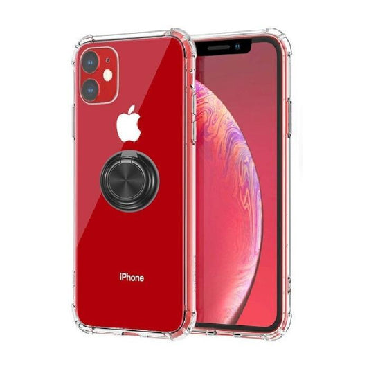 iPhone 11 Pro - Ringhållare TPU Skydd Skal - Transparent