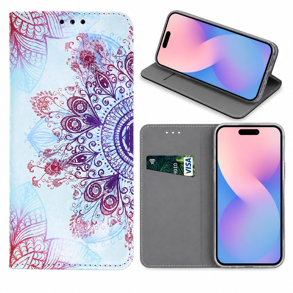iPhone 11 Pro Max - Smart Trendy Mobilplånbok - Decor