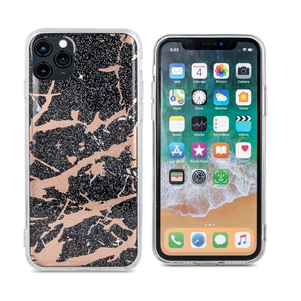 iPhone 11 Pro Max - Trendy Marmur Skal - Svart