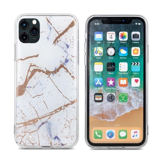 iPhone 11 Pro Max - Trendy Marmur Skal - Vit