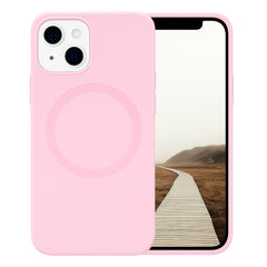 iPhone 12 / iPhone 12 PRO - Magasafe Silicon Slim Mjuk Skal pastel pink