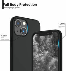 iPhone 13 - Matt TPU Mjuk Skal - Svart