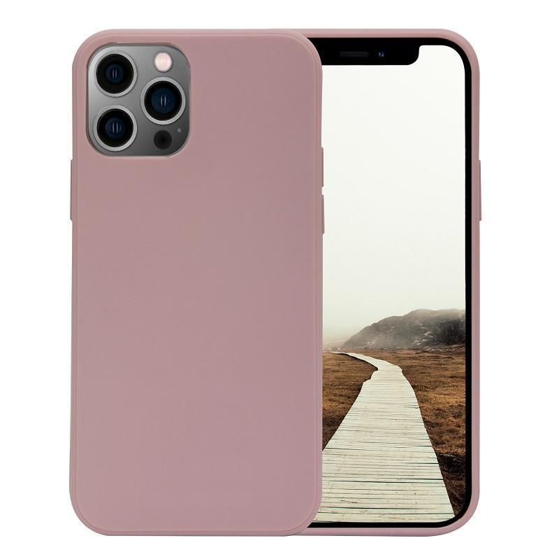 iPhone 13 Pro - Matt TPU Mjuk Skal - Pulverrosa