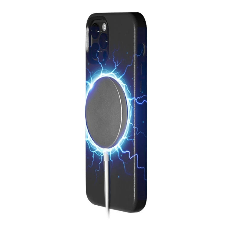iPhone 13 Pro Max - Puro MagSafe SKYMAG Skal Leather Look Svart