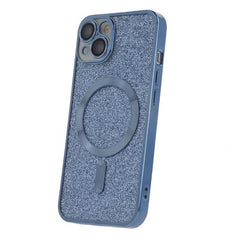 iPhone 14 - Magasafe 2i1 Glitter / Transparent Chrome Skal