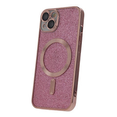 iPhone 14 Plus - Magasafe 2i1 Glitter / Transparent Chrome Skal