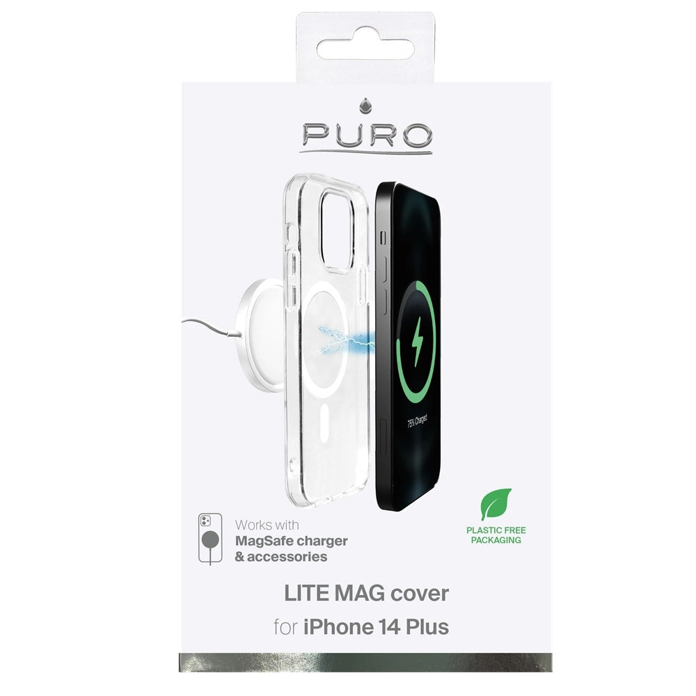 iPhone 14 Plus - Puro Magasafe Extra Stöttåligt Slim Mjuk Skal