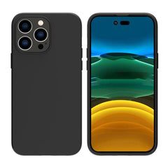 iPhone 14 Pro - Matt TPU Mjuk Skal - Svart