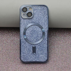 iPhone 15 Pro - Magasafe 2i1 Glitter / Transparent Chrome Skal