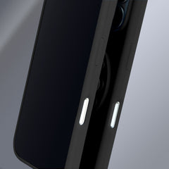 iPhone 15 Pro Max - Silikonskal med Sugpropp - Svart