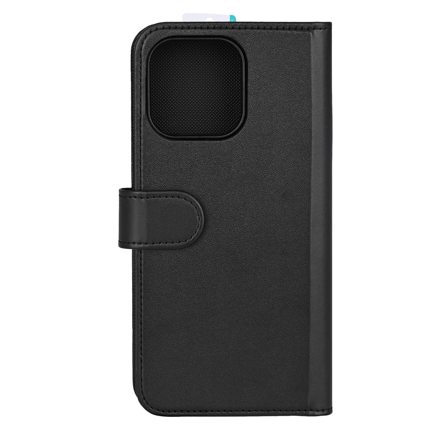iPhone 16 Plus - DELTACO Ekoläder 2-i-1 Löstagbart Plånboksfodral, MagSafe-kompatibelt