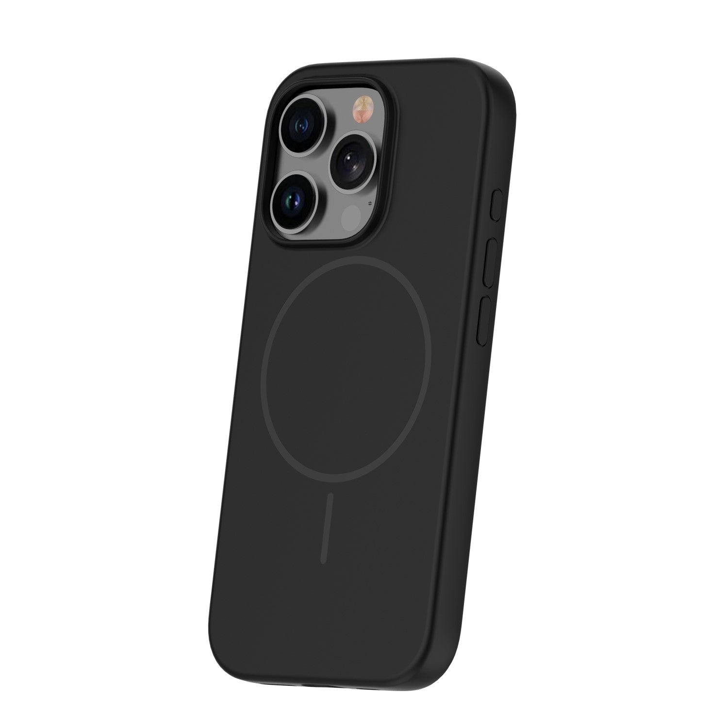 iPhone 16 Pro - MagSafe Thin Silicon Slim Skal Svart