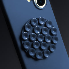 iPhone 16 - Silikonskal med Sugpropp - Blå