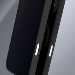 iPhone 16 - Silikonskal med Sugpropp - Svart