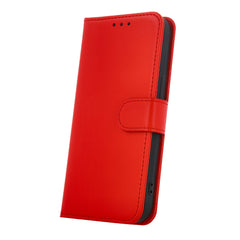 iPhone 16e - Book Case Fodral Mobilplånbok Röd