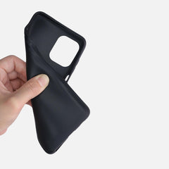 iPhone 16e - Matt TPU Mjuk Skal - Svart