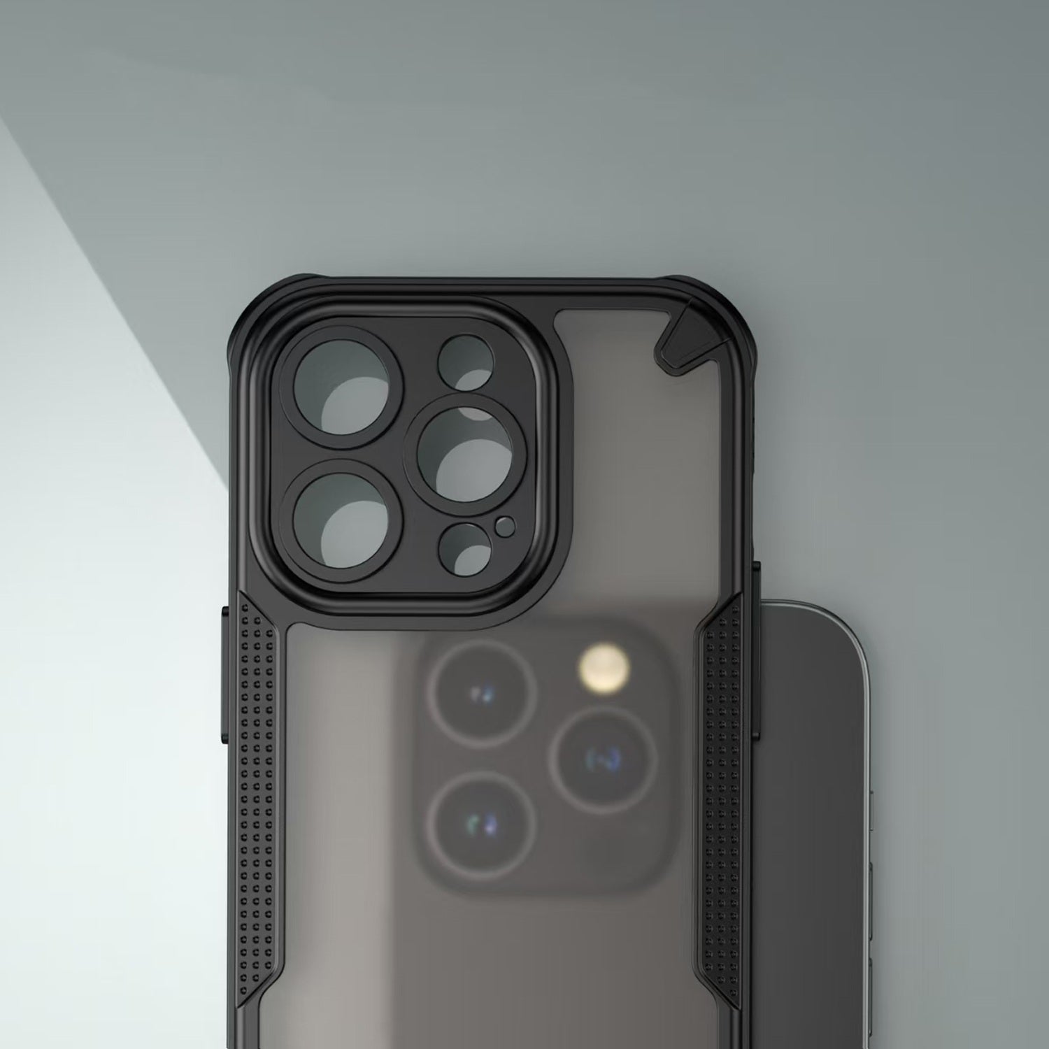 iPhone 17 Air – Defender Matt Extra Stöttåligt Skal Svart