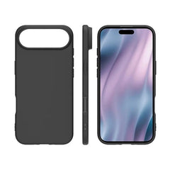 iPhone 17 Air - Matt TPU Mjuk Skal - Svart