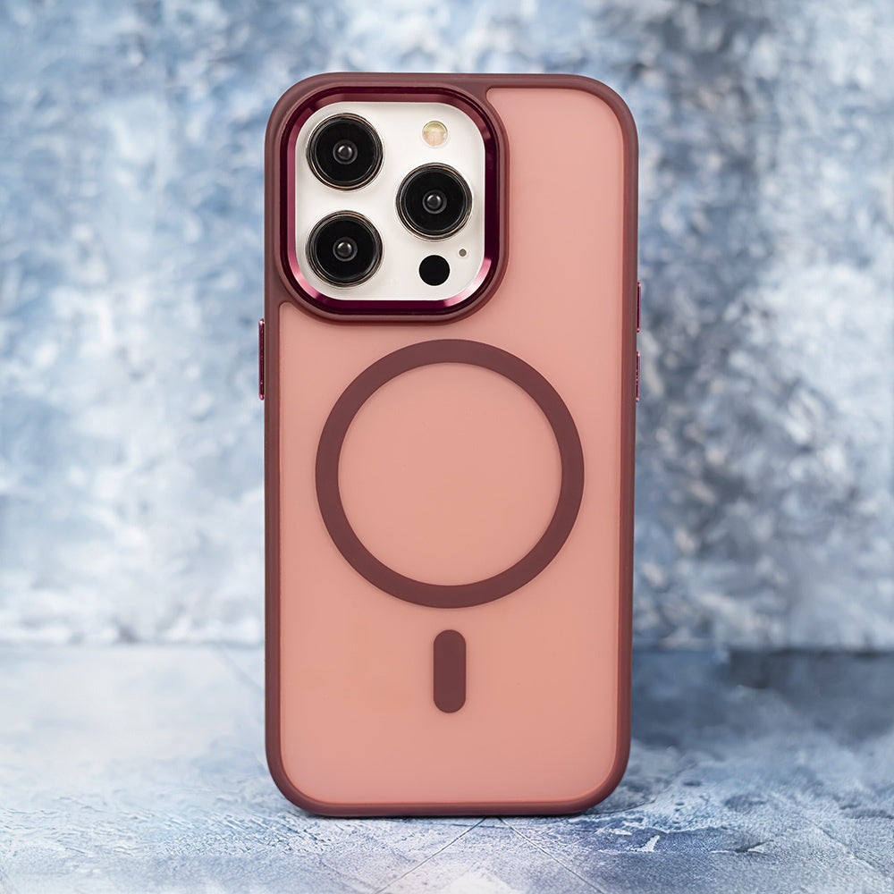 iPhone 17 - Frozen MagSafe Mag Skal - Röd