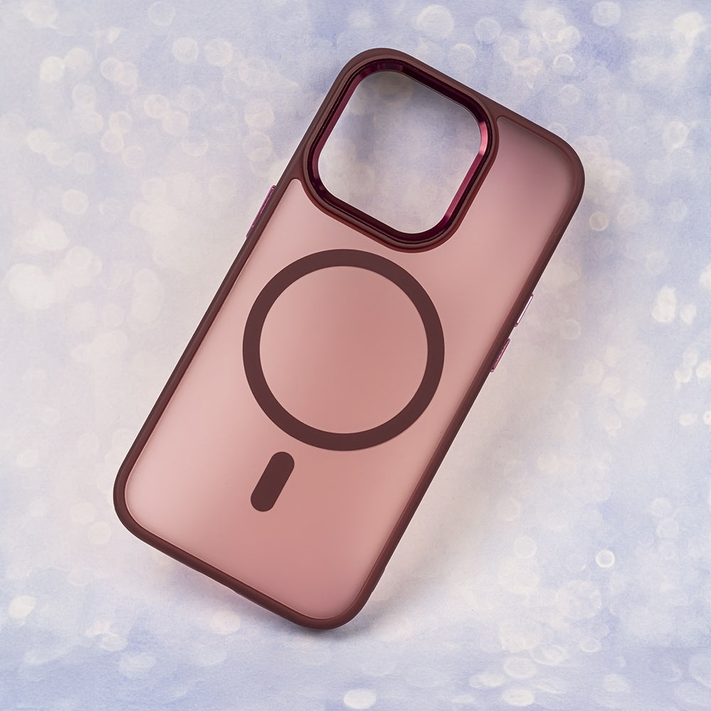iPhone 17 - Frozen MagSafe Mag Skal - Röd