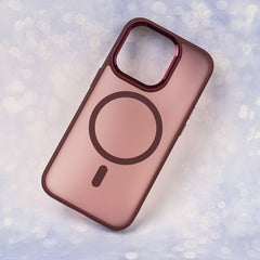 iPhone 17 - Frozen MagSafe Mag Skal - Röd