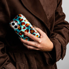 iPhone 17 - Pearl Shine Animal pattern skal - Crazy Cheetah